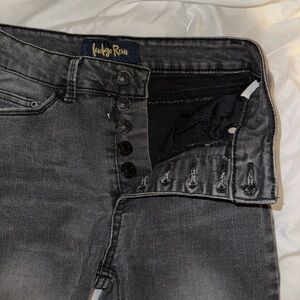 High Waisted Black Indigo Rein Jeans